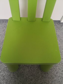 Ikea zidle mamut zelená - 3