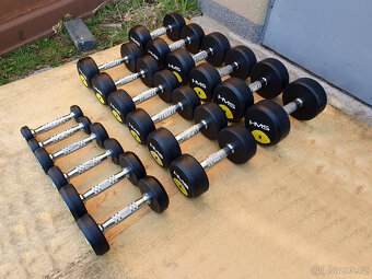 Jednoruční činky sada - 90kg PROFI - 3