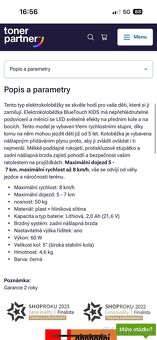 Dětská elektrokoloběžka 5 let - 3