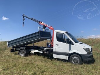 Mercedes-Benz Sprinter 513Cdi Novy sklápěč + HR 1.7t - 3