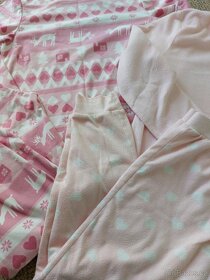 Dívčí župan, pyžamo teplé zimní 146/152/158 - 3