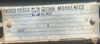 DOMÁCÍ SEKAČKA - MOTOR 1,1kW 380/220V - 3