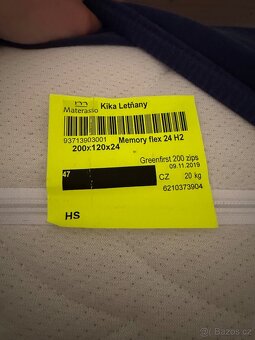 Matrace Materasso Memory Flex 24 H2 - 3