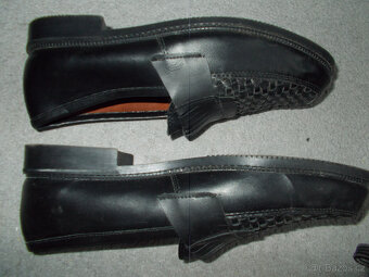 Pánské černé mokasíny - 3