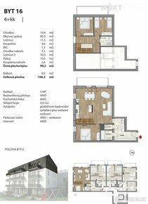 Prodej byt 4+kk, 99㎡ - 3