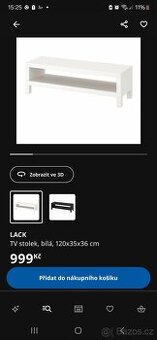 TV stolek LACK IKEA - 3
