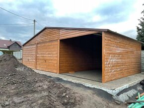 Plechová garáž 6x5m + přístřešek 3x5m - 3