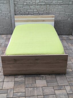 Prodám postel + Matrací 120cm x 200cm - 3