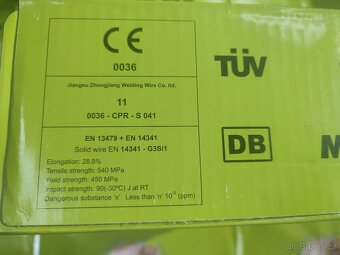 svařovací drát CO2 G3Si1 - 3