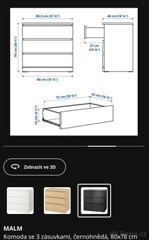 Komoda ikea malm - 3