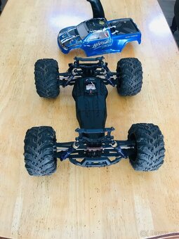 RC auto s dalkovim ovladanim Spirit monster, modrá - 3