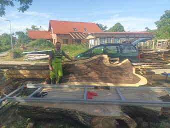 XXL ořechové fošny až 130 cm široké - 3