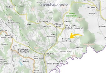 Prodej pole 8 023 m², Police nad Metují - Velká Ledhuje - 3