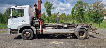 Mercedes ATEGO 1618, kontejner + hydraulická ruka - 3