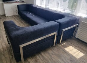 Černá sedací souprava - 3