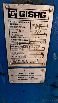 Stojanová bruska Gisag - 3