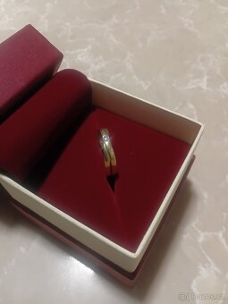 Zlatý prsten s diamantem dámský 50 - 3