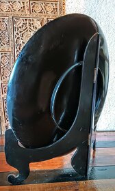 Velký Vietnamský ozdobný talíř včetně stojanu. - 3