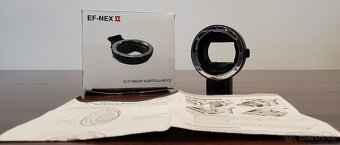 Redukce / adaptér EF-NEX / Canon EF(EF-S) - Sony E-mount - 3