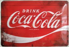 Plechová cedule: Coca-Cola - 20x30 cm Výška: 20 cm Šířka: 30 - 3