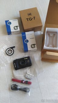 Olympus TG-7 + LG-1 makro LED světlo - NOVÝ, v záruce - 3