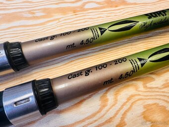 2 TELESKOPICKÉ SURFOVÉ PRUTY COLMIC SURF 2 / 4,50 m / 100-20 - 3