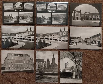 Pohľadnice - SR - Žilina (čiernobiele + malý formát) - 3