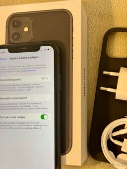 iPhone 11 Black BATERIE 100% TOP - 3