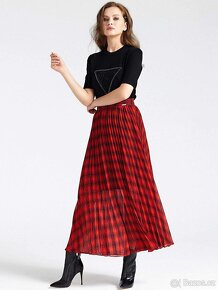 Maxi károvaná sukně Guess - 3