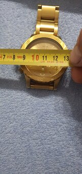 Nixon Zlaté hodinky aj strieborne veľká nad 5cm priemer - 3