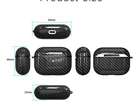 PRODÁM kryt na sluchátka Apple Airpods pro 1 a 2 - 3