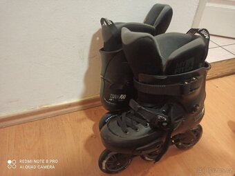 Kolečkové brusle Powerslide Zoom pro Black Trinity - 3