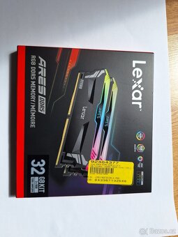 Lexar ARES 32GB KIT DDR5 7200MHz CL34 RGB Black, záruka - 3