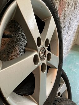 Hliníkové ráfky Mazda 5 - 4ks + pneu 3000 Kč - 3