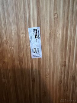 Bambusova deska na stul Ikea Anfallare se 2 nohami - 3