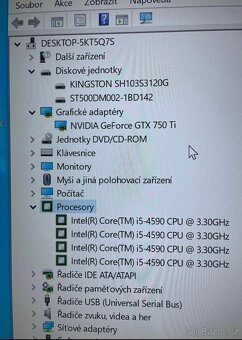 Herní PC-i5 4590 3,30Ghz/RAM 8GB/GTX 750Ti 4GB/SSD 240GB/HDD - 3