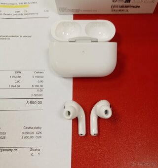 Apple AirPods Pro 2gen (2023) MTJV3M/A záruka 4/2027 Smarty - 3