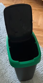 Odpadkový koš Rotho TWIST v zelené barvě, 25L - 3