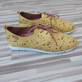 DÁMSKÉ ŠNĚROVACÍ POLOBOTKY | NOVÉ | KARI ŽLUTÉ | RIEKER - 3