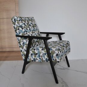 Křeslo v Retro látce - 3