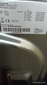 PLYNOVÝ SPORÁK NOVÝ AMICA - 3