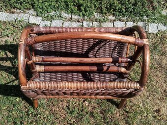 Ratanový košík na noviny - 3