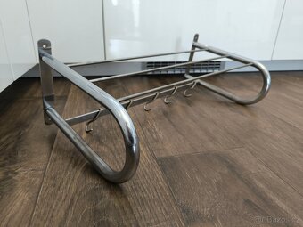 Funkcionalistický chromový věšák - 50. léta - 3