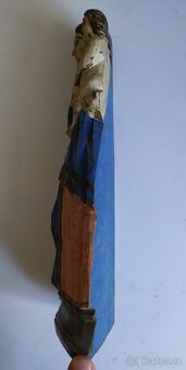 Dřevěná soška panny Marie svatohorské 18-19.stol. - 3