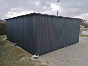 Plechová dvojgaráž 6x5m - 3