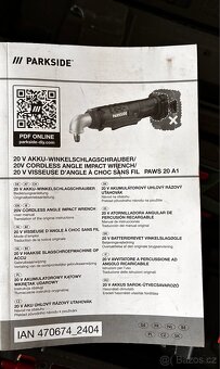 Úhlový rázový utahovák PARKSIDE - 3