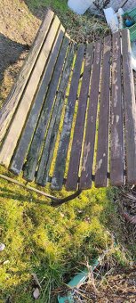 Zahradni lavička na opravu - 3