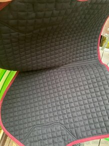 Skoková podsedlová dečka Lemieux na koně, rudá - 3