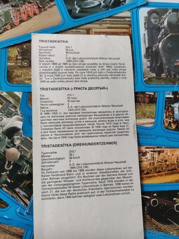 Soubor karet lokomotivy - 3