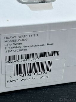 Nové chytré hodinky HUAWEI Watch Fit 3 bílé - 3